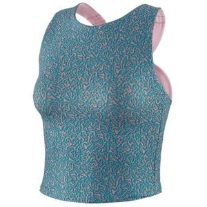 Patagonia Blue and Pink Patterned Women's Top